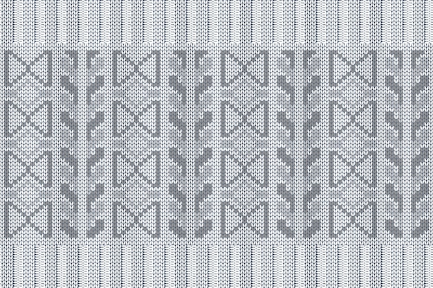 벡터 크리스마스, 겨울 휴가 뜨개질 원활한 패턴 격자 무늬, 스웨터 디자인.
