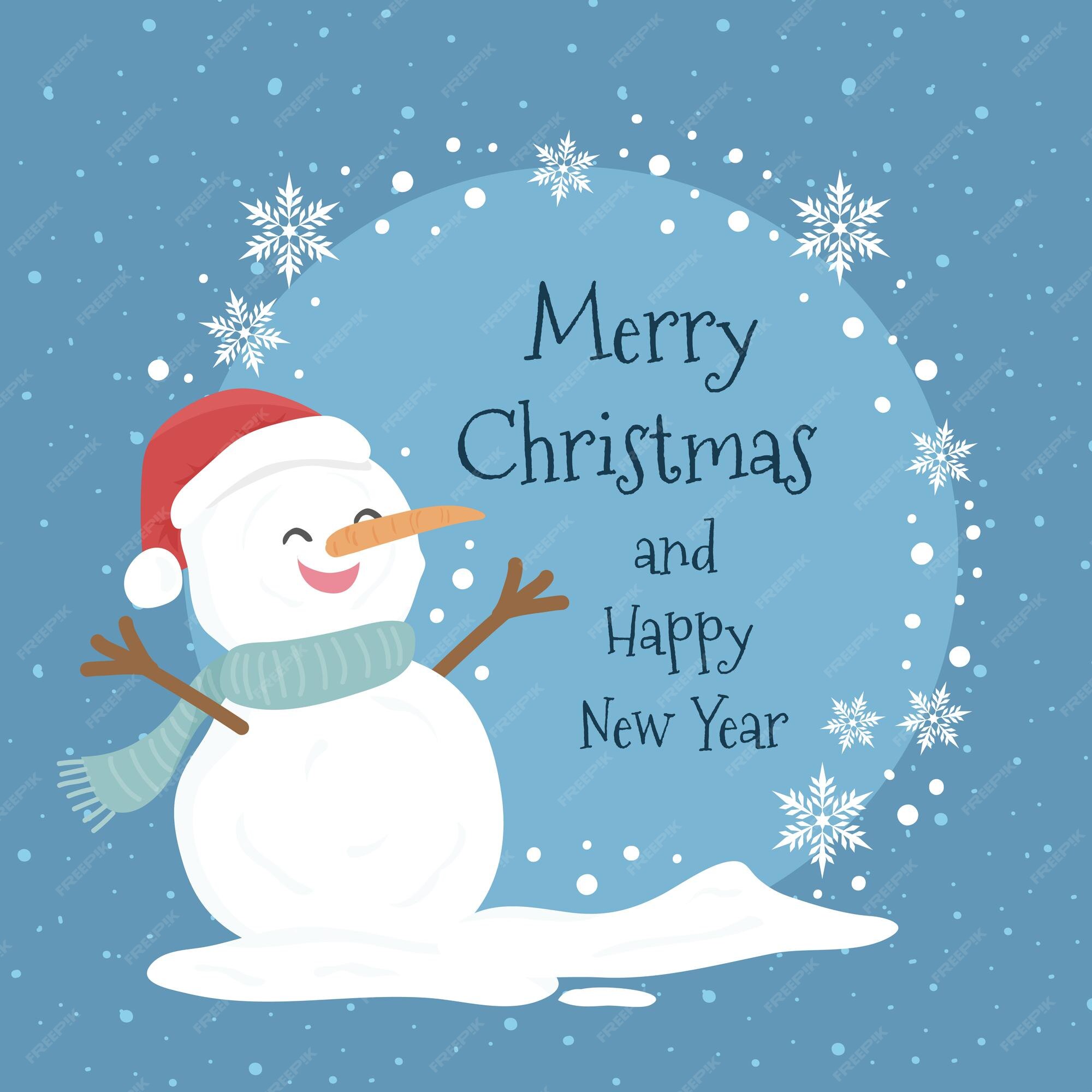 Winter Element Cute Simple Cartoon Christmas Snowman GIF Animation PNG  Images