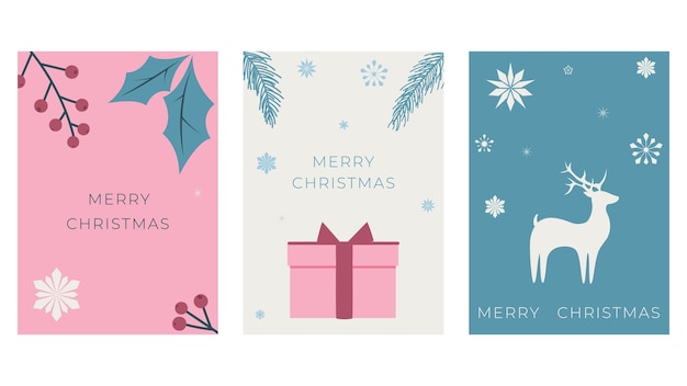 christmass cards set