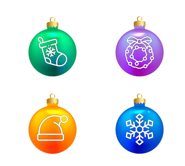 Christmass decoration icon