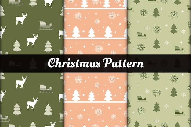 Christmass seamless patterns