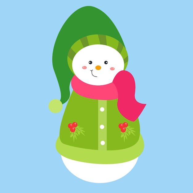 christmast theme flat design