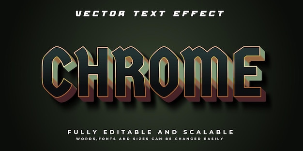 Chrome 3D-teksteffect