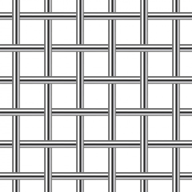 Chrome metal grid seamless background