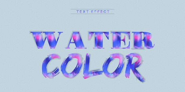 Vector chrome metallic text effect