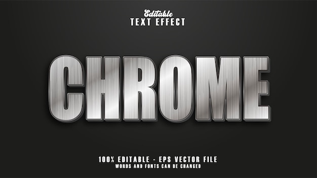 Chrome-teksteffect