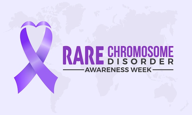 Chromosome Disorder Awareness week in every June Annual health awareness concept for banner poster card and background design