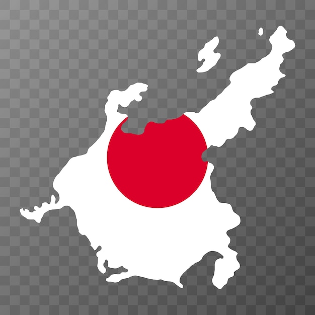 Chubu map Japan region Vector illustration