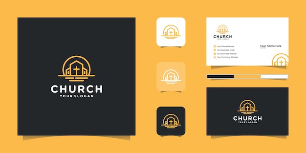 Логотип церкви и визитная карточка