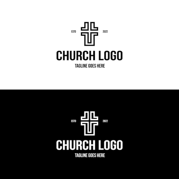 Ispirazione per il design del logo della chiesa