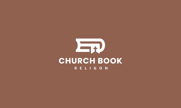 Vector church logo template design