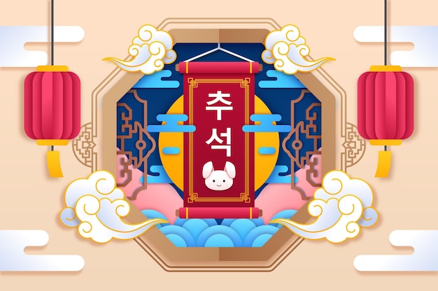 Chuseok in paper style