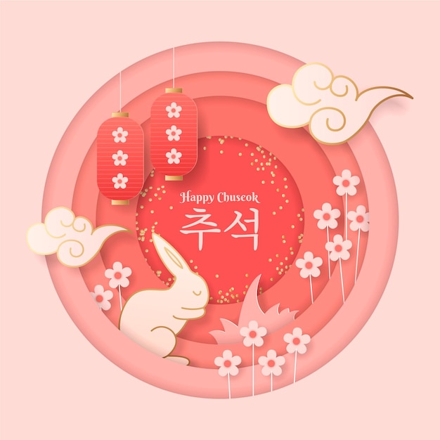 Chuseok in paper style