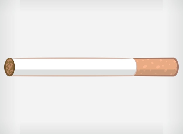 cigarette unlit nicotine addiction smoking cartoon