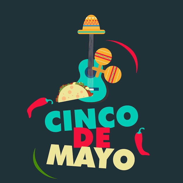 CINCO DE MAY ДИЗАЙН ПЛАКАТ