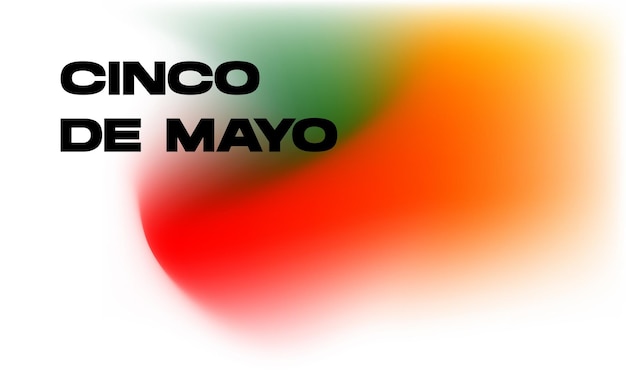 Cinco de mayo achtergrond met verloopnet met kopieerruimte voor uw tekst Landschapsbanner