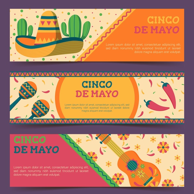 cinco de mayo banners
