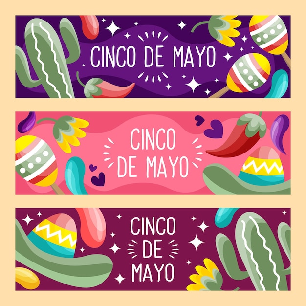 cinco de mayo banners