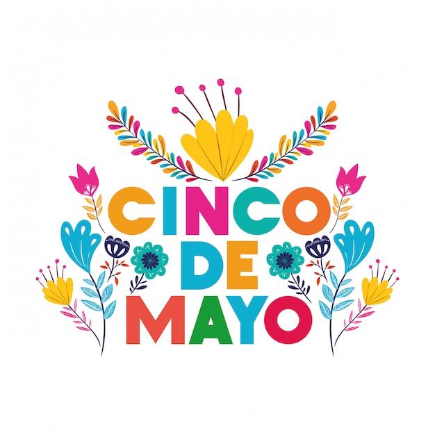 Cinco de mayo celebration greeting card