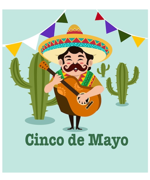 Cinco de Mayo Celebration with Mariachi and Guitar