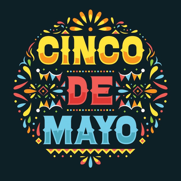 Vector cinco de mayo festival poster