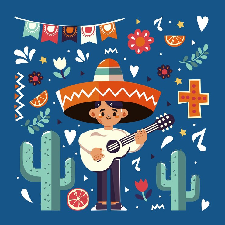 Cinco de Mayo illustration set