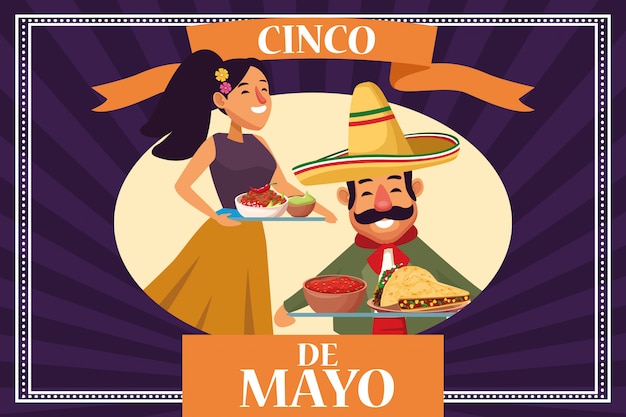 Cinco de mayo mexico card