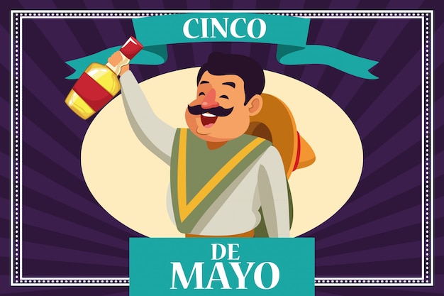 Cinco de mayo mexico card