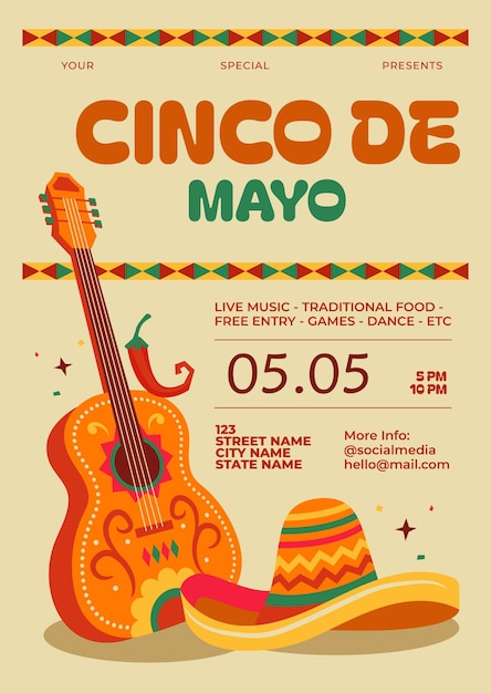 CINCO DE MAYO PARTY FLYER