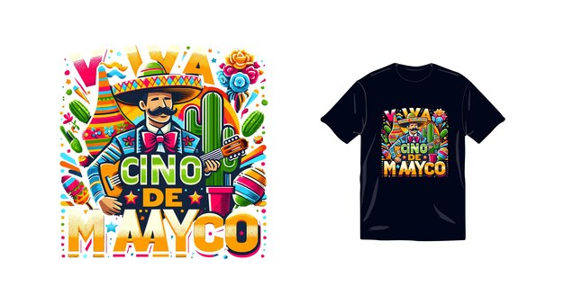 Vector cinco de mayo shirts mexico t shirt designs