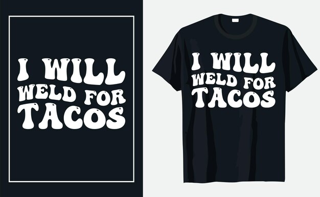 Cinco de mayo taco's t-shirt ontwerp