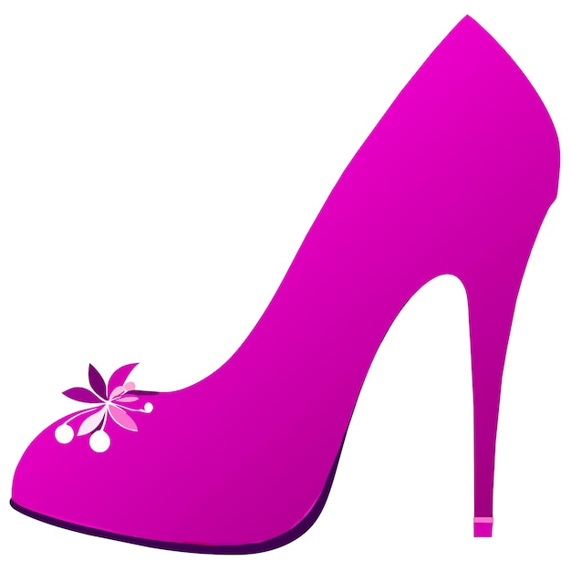 Vector cinderellas shoe vector illustration