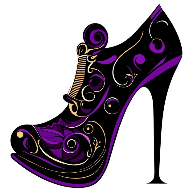Cinderellas shoe vector illustration