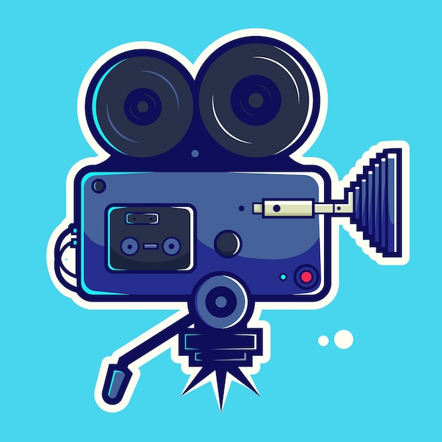 Cinema camera art cartoon