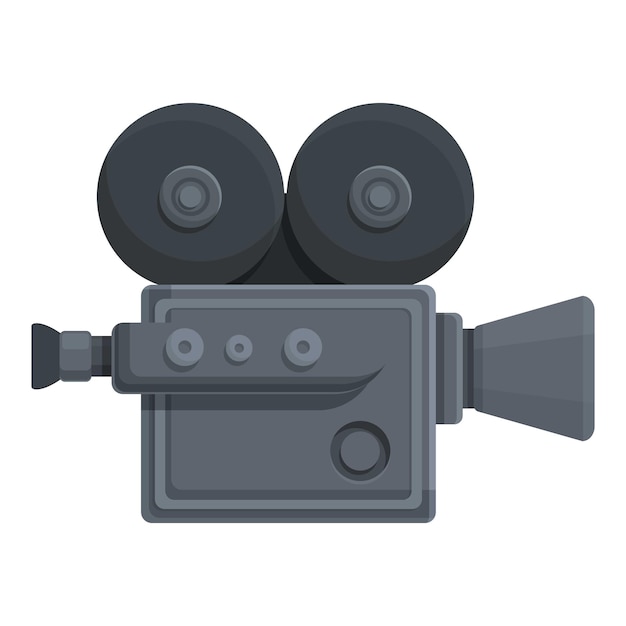 Cinema camera icon cartoon vector old device device style