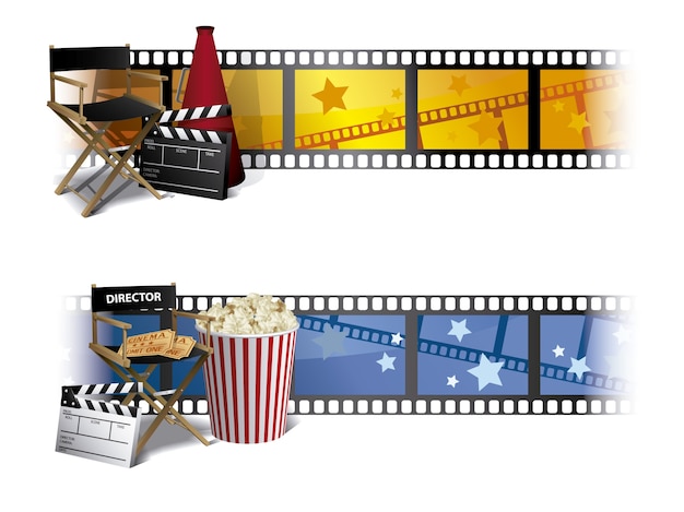 Cinema elements background