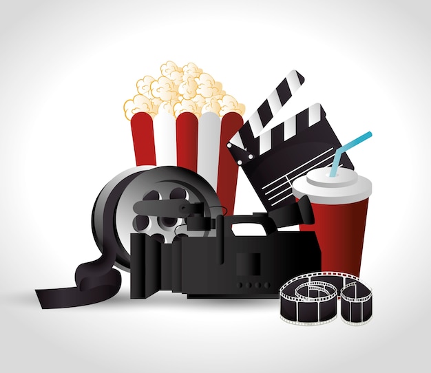 Vector cinema entertainment design