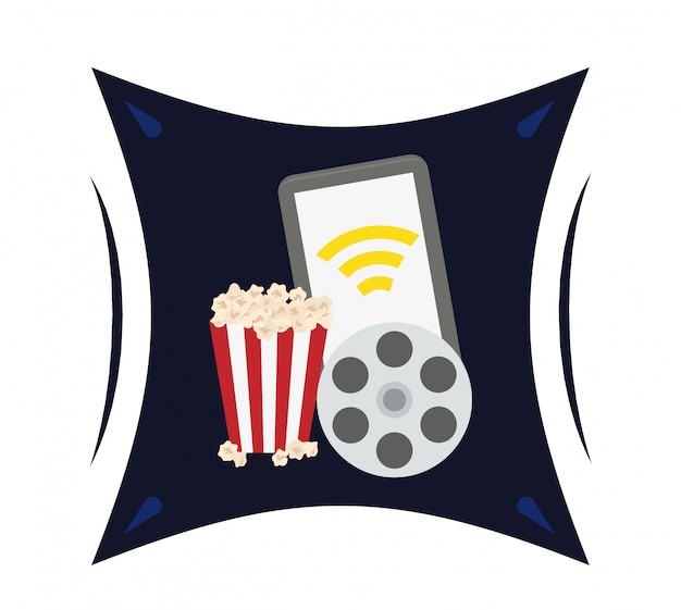 Cinema iconen ontwerp