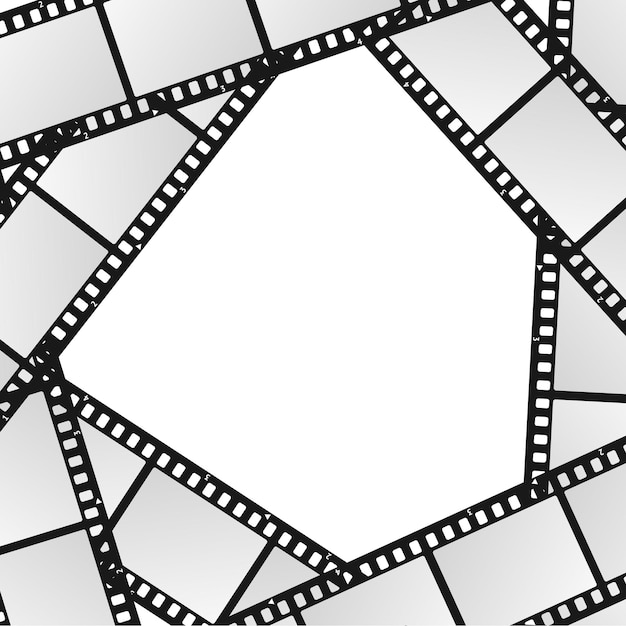 Cinema Movie Film Stripe of Reel Achtergrond Vector