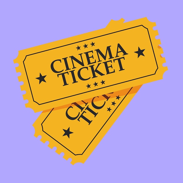 映画のチケット ベクトル アイコン 映画館 入場チケット アイコン イラスト 映画チケット