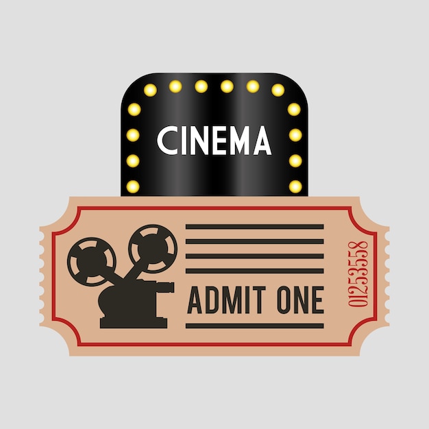 Cinema ticket movie film