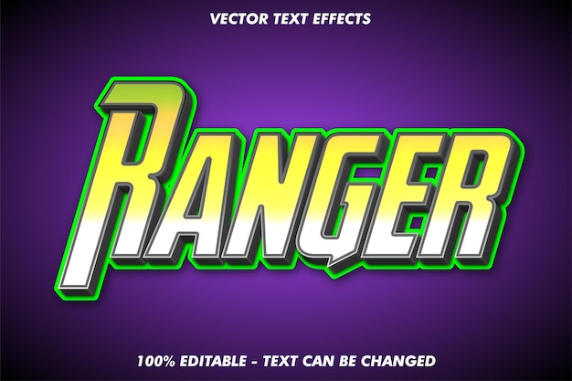 Cinematic cartoon text effects