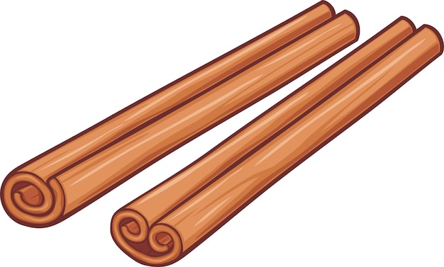 Vector cinnamon sticks