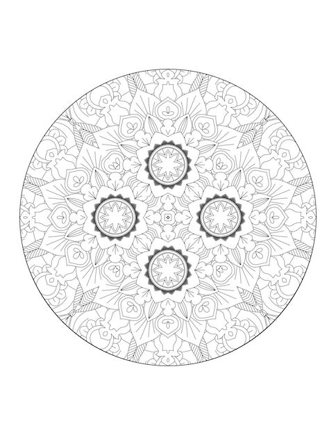 Vector circel mandala 601