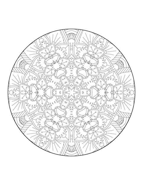 Vector circel mandala 601