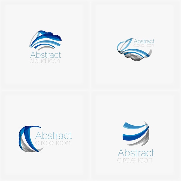 Circle abstract shape logo