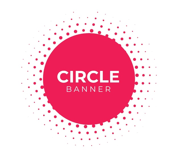 Circle banner background