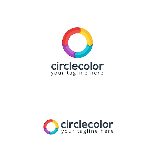 circle colorful company logo