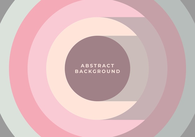 circle colorful pastel shadow background template