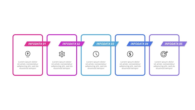 Круг темная инфографика с 9 элементами шаблона для Интернета на черном фоне бизнес-презентации Вектор